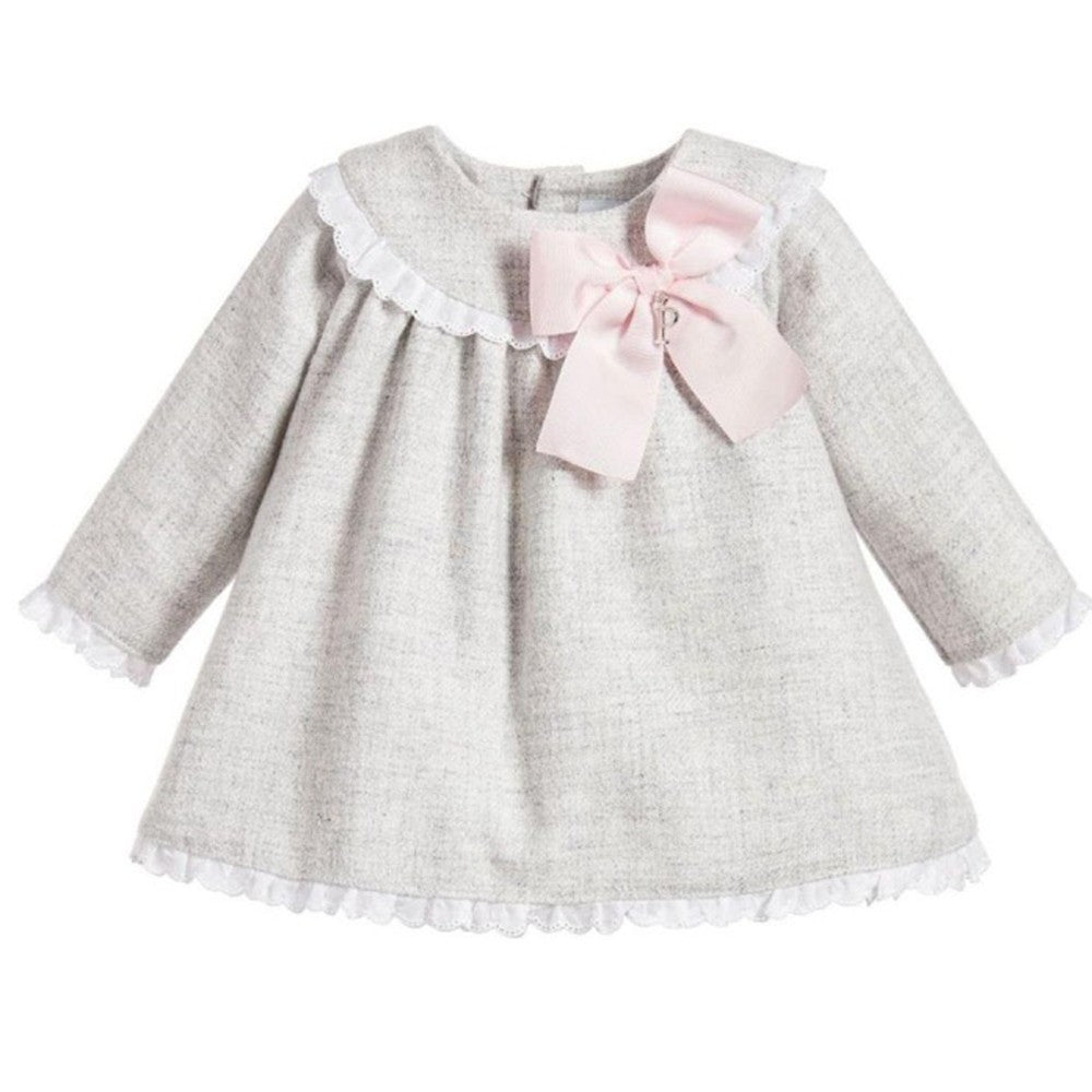 Abito con culotte Grigio  neonata PALOMA DE LA O LI7CJ1 - PALOMA DE LA O - LuxuryKids