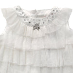 Abito di Pizzo Neonata Bianco Liu Jo H13059 - LIU JO - LuxuryKids