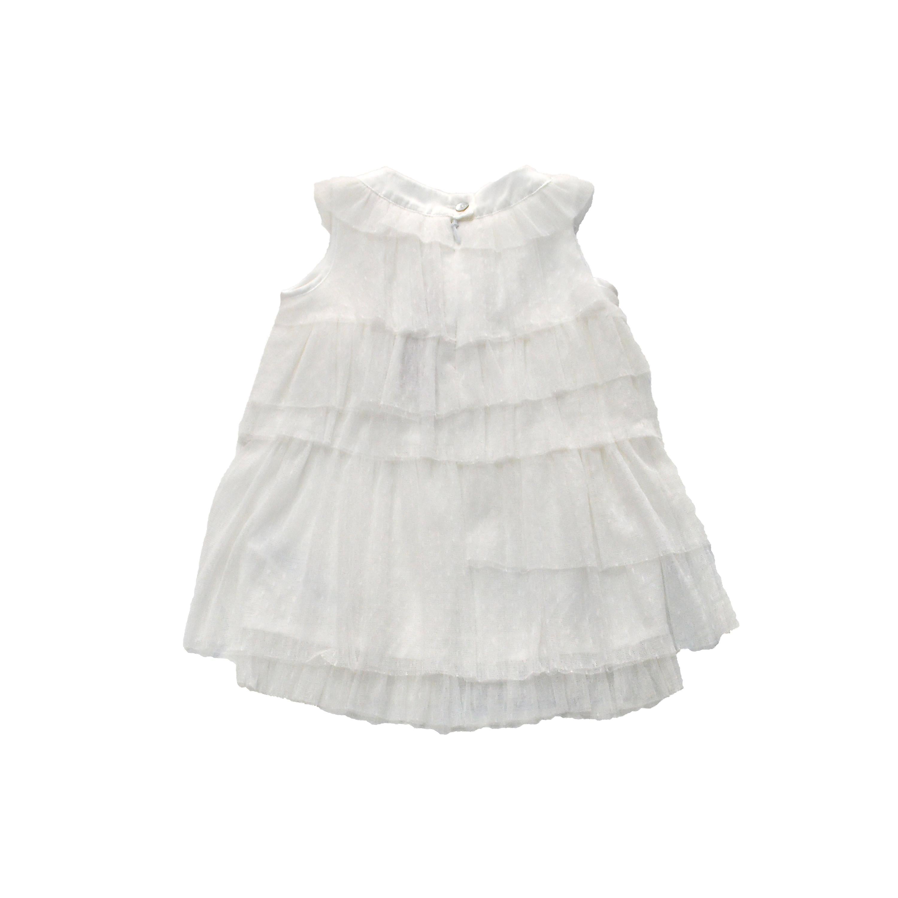 Abito di Pizzo Neonata Bianco Liu Jo H13059 - LIU JO - LuxuryKids
