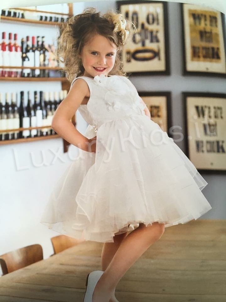 Abito Elegante a Bambolina Cerimonia Bambina Alice P. 584 - ALICE P. - LuxuryKids