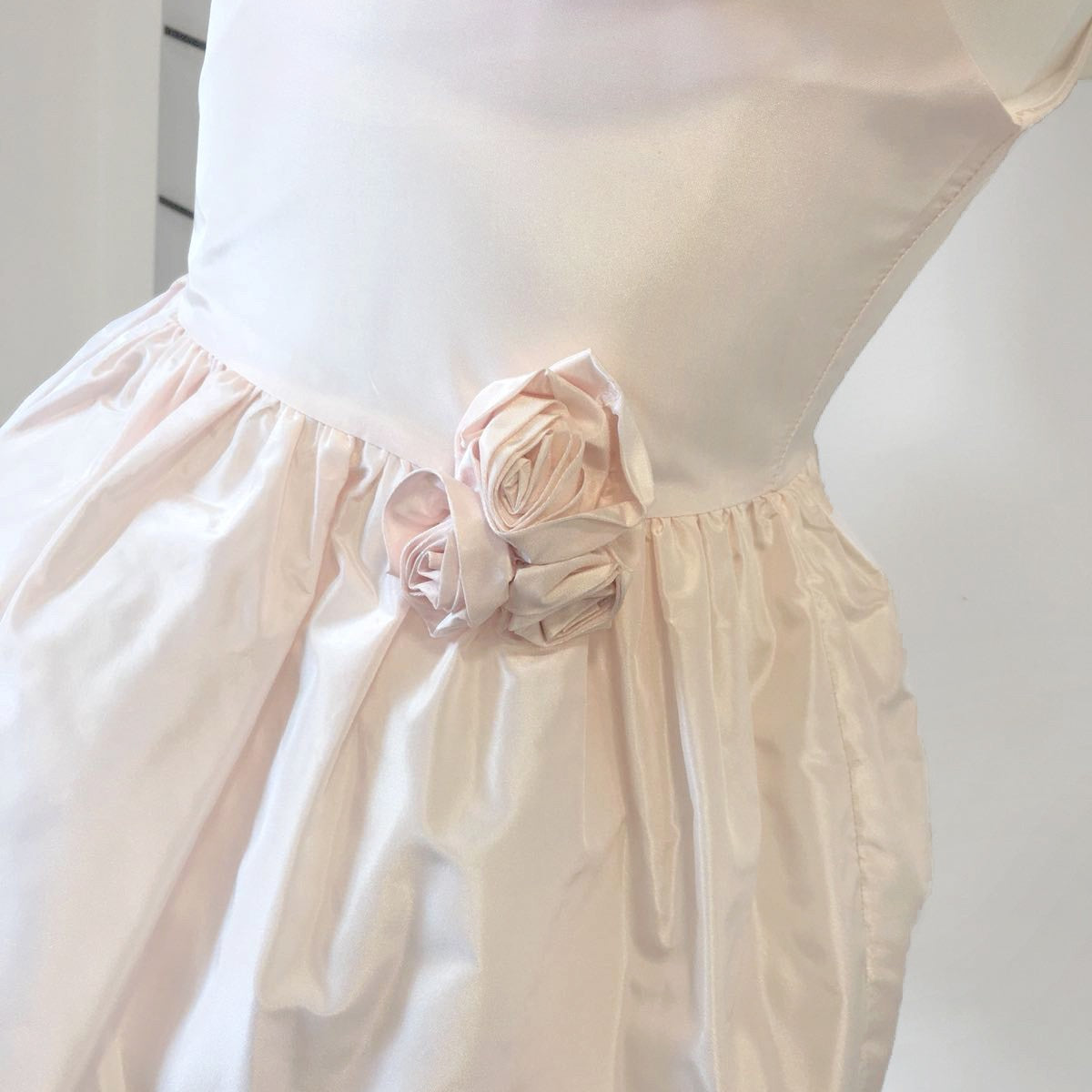 Abito Elegante a Bambolina Cerimonia Neonata Rosa Cipria Alice P. 520 - ALICE P. - LuxuryKids