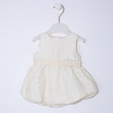 Abito Elegante a Bambolina Neonata Oro She.Ver CHNDR6125 - SHE.VER - LuxuryKids