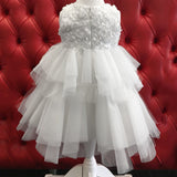 Abito Elegante Bianco Battesimo Neonata Loredana Lolò 4005 - LOLO' - LuxuryKids
