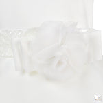 Abito Elegante Cerimonia Bianco Bambina Le Chicche ABR18 - LE CHICCHE - LuxuryKids