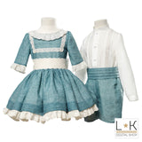 Abito Elegante Cerimonia Neonata Creaciones Marigar 2304 - Creaciones Marigar - LuxuryKids