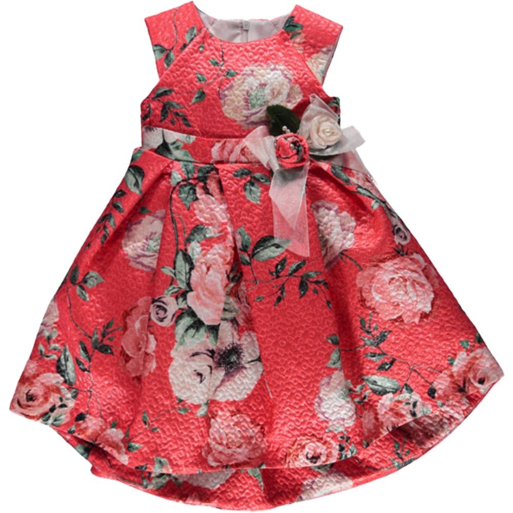 Abito Elegante Floreale Bambina Piccola Speranza PS173029 - PICCOLA SPERANZA - LuxuryKids
