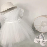 Abito Elegante Neonata Minibanda S725 - MINIBANDA - LuxuryKids