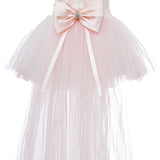 Abito Elegante Smanicato Con Corpetto Ricamato E Gonna In Tulle Neonata Le Petits Enfants ZELIA - LE PETITS ENFANTS - LuxuryKids