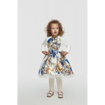 Abito Elegante Stampa Alice Nel Paese Delle Meraviglie Neonata LIALEA DSB0202 - LIALEA - LuxuryKids