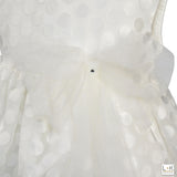 Abito Elegante Tulle Battesimo Neonata Bufi B10131A - BUFI - LuxuryKids