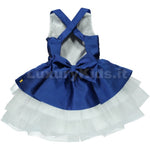 Abito Estivo ballerina Chic Bambina  Blu Cobalto Chua V11MG - CHUA - LuxuryKids