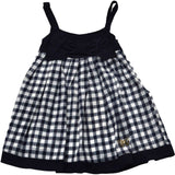 Abito in Cotone a Quadretti Bambina Blu Fix Design FC9003 - FIX DESIGN - LuxuryKids