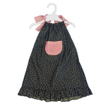 Abito in Cotone Scollo America Blu-Rosa Bambina Paloma de la O EV8VT1 - PALOMA DE LA O - LuxuryKids