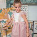 Abito Smanicato In Tulle Elegante Neonata YOEDU 0502 - YOEDU - Luxury Kids
