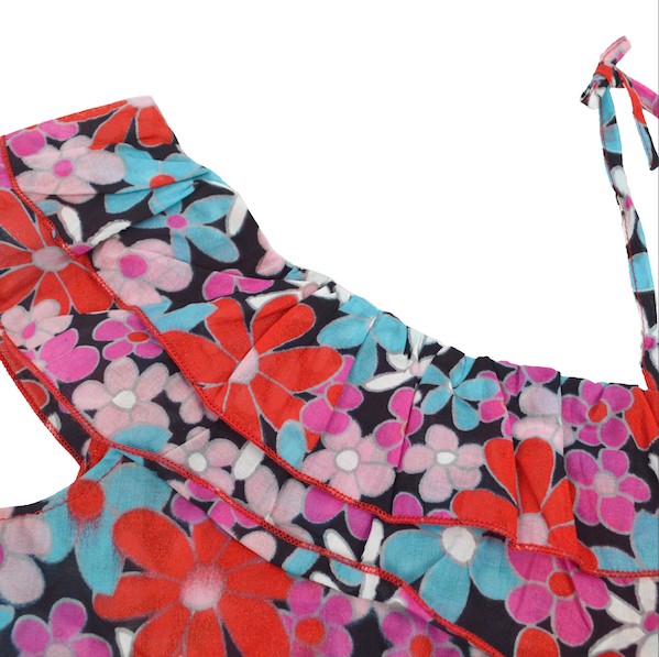 Abito Monospalla Bambina Multicolour Take Two A00384 - TAKE TWO - LuxuryKids