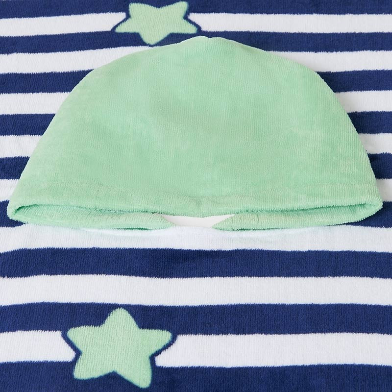 Accappatoio In Spugna Con Cappuccio Stampato Neonato MAYORAL 9917M - MAYORAL - LuxuryKids