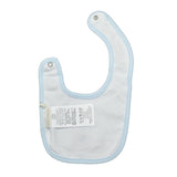 Bavetta Fantasia Bianco-Celeste Neonato Minibanda Q329 - MINIBANDA - LuxuryKids