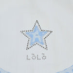 Bavetta In Spugna Bianca Neonato Lolo' 6036 - LOLO' - LuxuryKids
