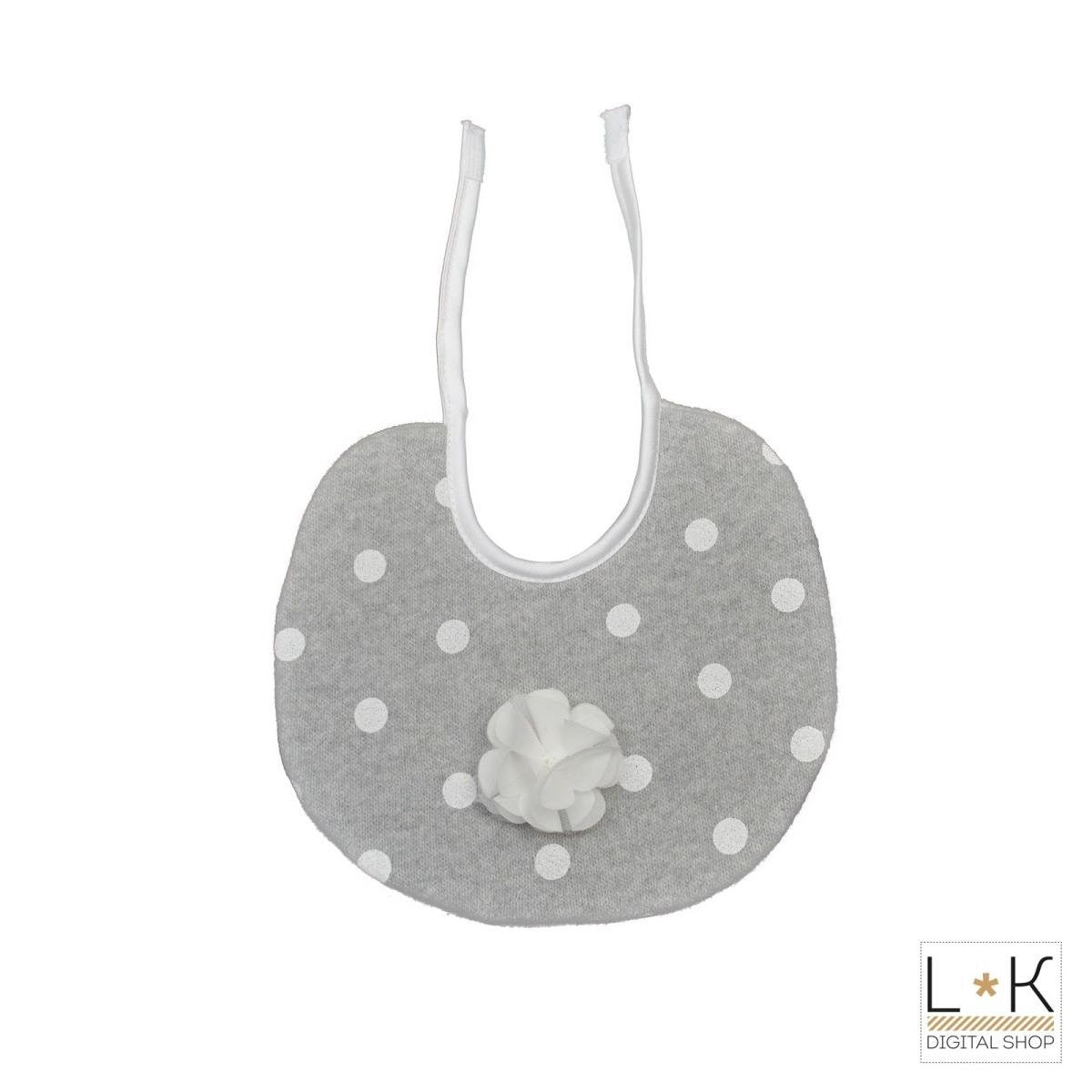 Bavetta In Lana Grigia Neonata NINNAOH I17129 - NINNAOH - LuxuryKids