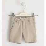 Bermuda in cotone Elegante Beige  Neonato Sarabanda J533 - SARABANDA - LuxuryKids