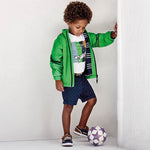 Bermuda In Cotone Stampato Blu con cintura Bambino Mayoral 3243B - MAYORAL - LuxuryKids