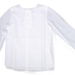 BLUSA ELEGANTE IN SETA Bambina PATACHOU 2133611-02 - PATACHOU - LuxuryKids