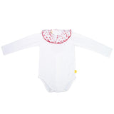 Body Con Collo Volant Fiorellini Neonata Chua B2T2GA - CHUA - LuxuryKids