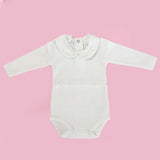 Body in Caldo Cotone Bianco Neonata Ninnaoh BODYFIORE - NINNAOH - LuxuryKids