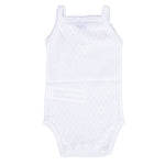Body In Cotone Spalla Stretta Bianco Neonata SARDON LA456 - SARDON - LuxuryKids
