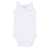 Body In Cotone Spalla Stretta Bianco Neonata SARDON LA456 - SARDON - LuxuryKids