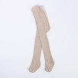Calzamaglia In Caldo Cotone Costine Beige Neonati CARLOMAGNO 162 - CARLOMAGNO - LuxuryKids