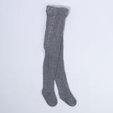 Calzamaglia In Caldo Cotone Traforata Grigio Scuro Bambini CARLOMAGNO 1031 - CARLOMAGNO - LuxuryKids