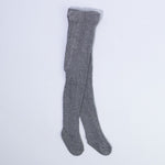 Calzamaglia In Caldo Cotone Traforata Grigio Scuro Neonati CARLOMAGNO 1031 - CARLOMAGNO - LuxuryKids
