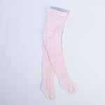 Calzamaglia In Caldo Cotone Traforata Rosa Neonata CARLOMAGNO 1031 - CARLOMAGNO - LuxuryKids