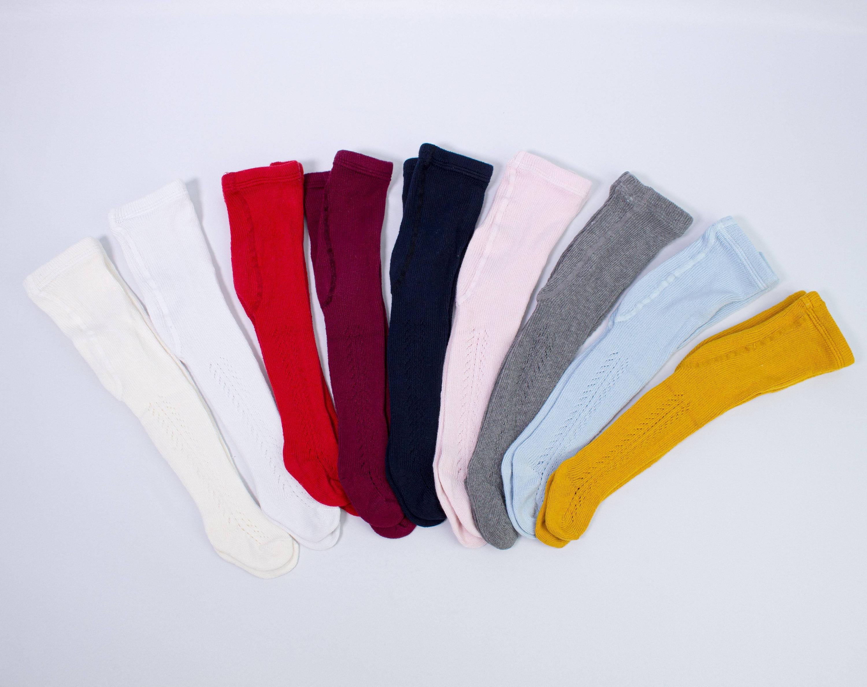 Calzamaglia In Caldo Cotone Traforata Rossa Bambini CARLOMAGNO 1031 - CARLOMAGNO - LuxuryKids