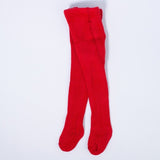 Calzamaglia In Caldo Cotone Traforata Rossa Bambini CARLOMAGNO 1031 - CARLOMAGNO - LuxuryKids