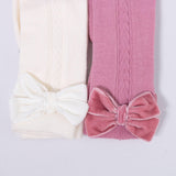 Calzini Caldo Cotone Fiocco Velluto Bambina Carlo Magno 2421 - CARLOMAGNO - LuxuryKids