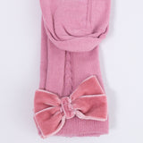 Calzini Caldo Cotone Fiocco Velluto Bambina Carlo Magno 2421 - CARLOMAGNO - LuxuryKids