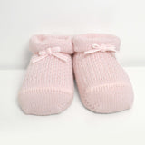 Calzini scarpetta in lana Made in italy Neonata Rosa   STORY LORIS 3033R-00 - STORY LORIS - LuxuryKids