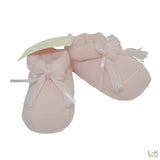 Calzini Scarpetta In Lana Neonata Rosa Story Loris 3277 - STORY LORIS - LuxuryKids