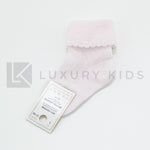 Calzino Corto In Cotone Con Risvoltino Neonato-a ROMBOLI 5065 - ROMBOLI - LuxuryKids
