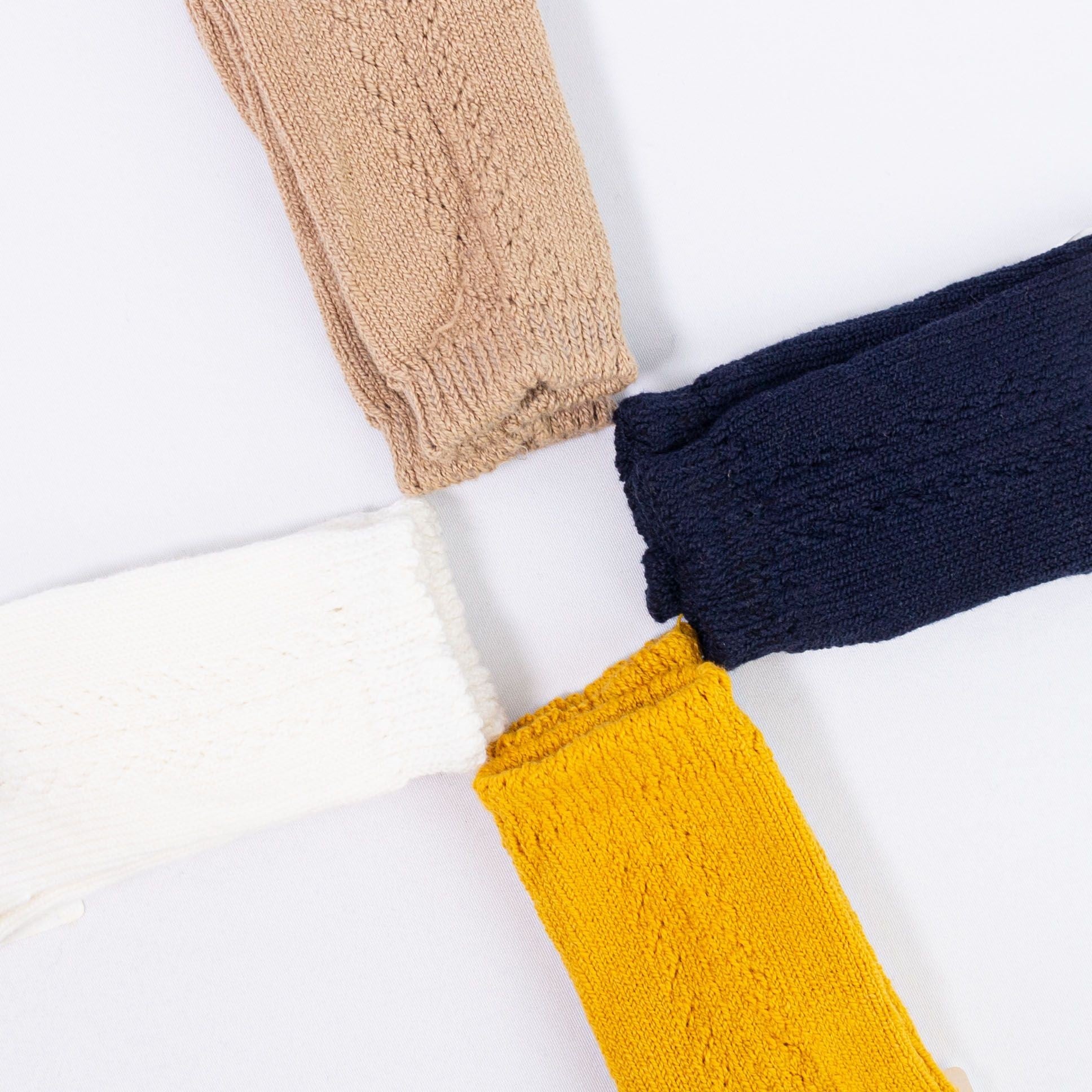 Calzino Lungo In Caldo Cotone Traforato Neonati CARLOMAGNO 448 - CARLOMAGNO - LuxuryKids