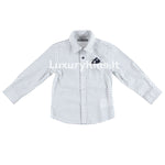 Camicia a Popeline Strech Fantasia Pois Neonato Sarabanda V111 - SARABANDA - LuxuryKids