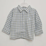 Camicia a Quadretti in Cotone Neonato Ninnaoh I15244 - NINNAOH - LuxuryKids