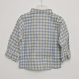 Camicia a Quadretti in Cotone Neonato Ninnaoh I15244 - NINNAOH - LuxuryKids