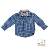 Camicia a Quadretti Neonato Sarabanda F112 - SARABANDA - LuxuryKids