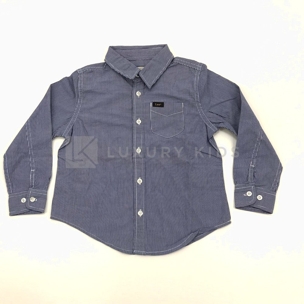 Camicia a Righe blu Bambino Lee L255PUDY - LEE - LuxuryKids