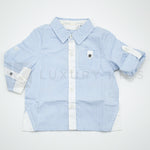 Camicia a Righe Neonato Minibanda E646 - MINIBANDA - LuxuryKids
