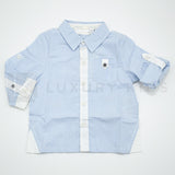 Camicia a Righe Neonato Minibanda E646 - MINIBANDA - LuxuryKids