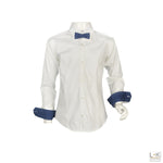 Camicia a Tinta Unita con Papillon incluso Bambino Brian Rush AAVCAMP - BRIAN RUSH - LuxuryKids